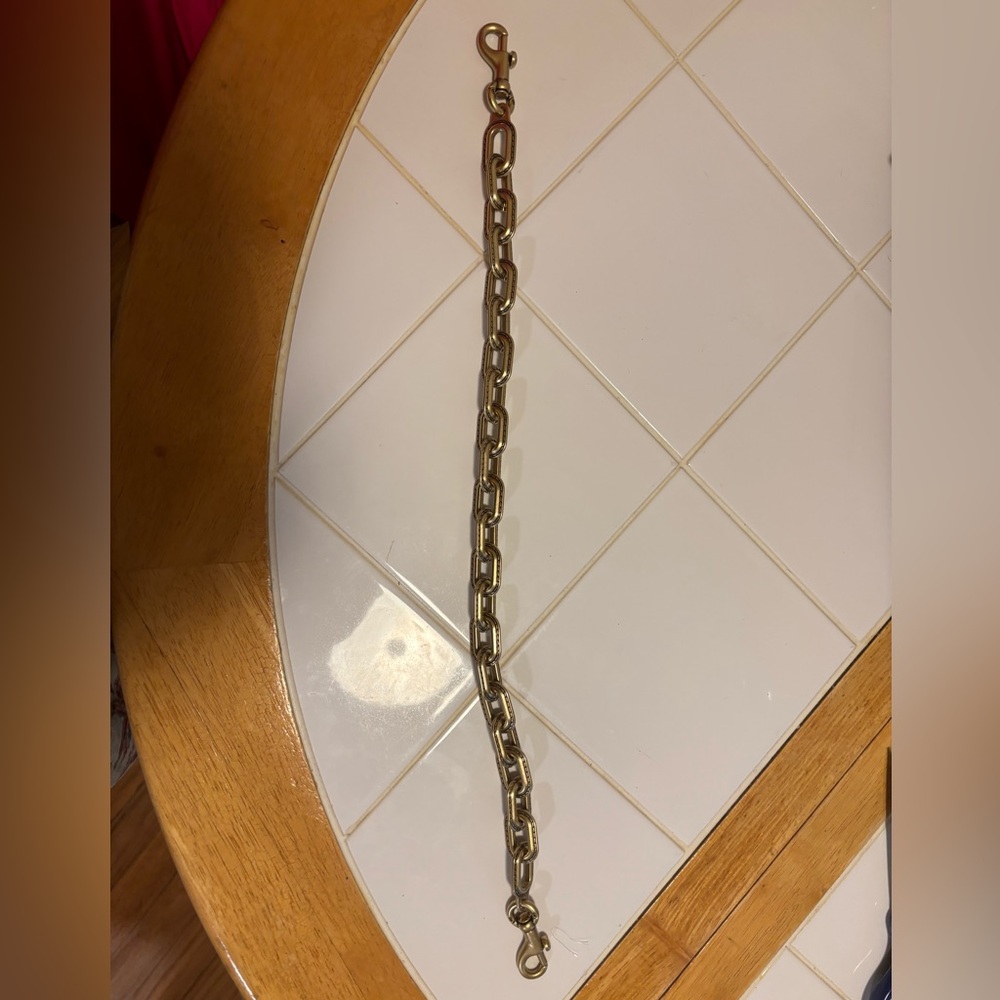 Coach Gold Chain Bracelet